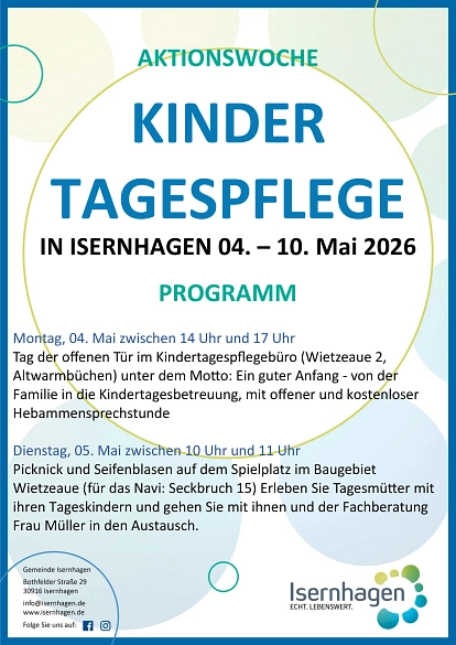 Plakat&nbsp;&copy;&nbsp;Gemeinde Isernhagen