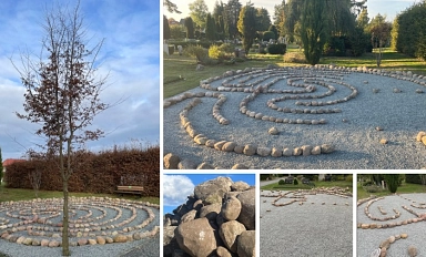 Einweihung des Labyrinths auf dem Friedhof St. Marien Isernhagen